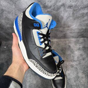 Size 11 | Jordan 3 Sport Blue No Box | Pre-Owned